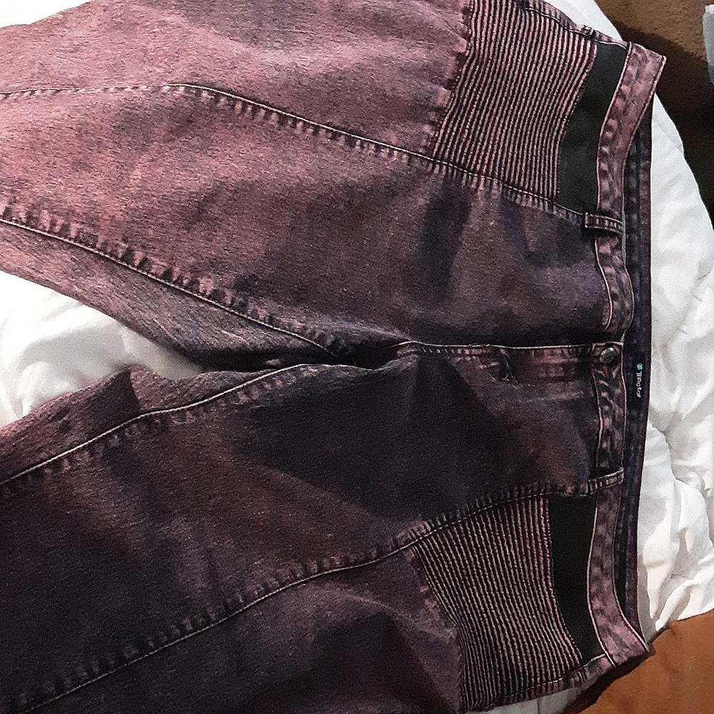 TRACTOR PINK/BLACK JEANS